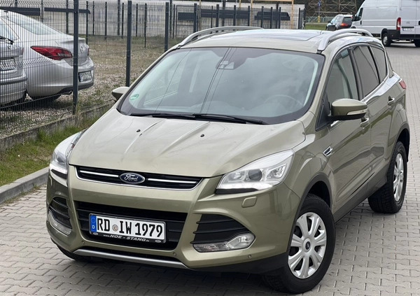 Ford Kuga cena 42900 przebieg: 148726, rok produkcji 2013 z Łobez małe 704